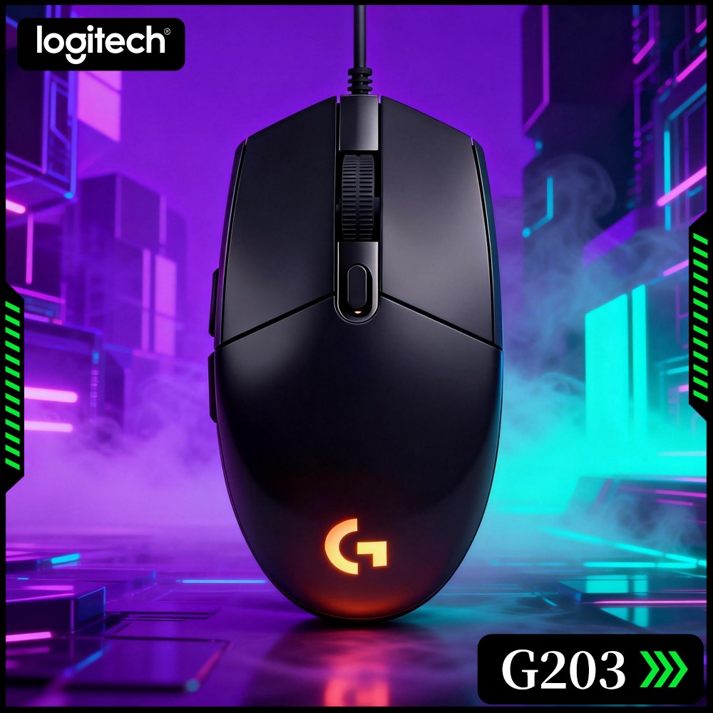 Logitech Mouse G203 - Souris de jeu filaire Logitech G203,
