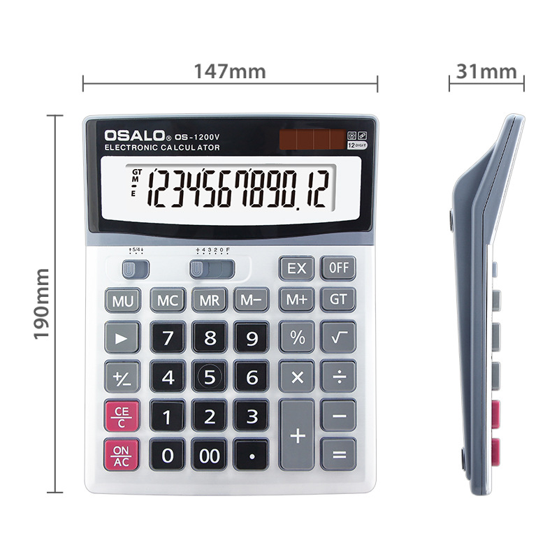 Calculatrice solaire en plasti - Office Technologies avis et prix
